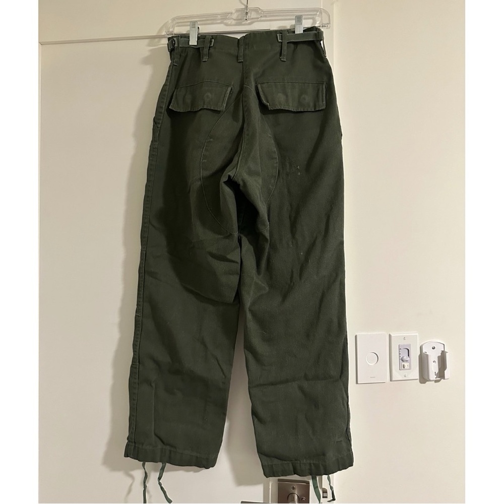 [vintage] high waist army cargo pants - Picture 8 of 12